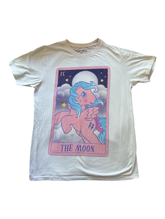 Tops - Women’s My Little Pony Moon Tarot Card Graphic Tee Pegasus Pony Firefly Size M